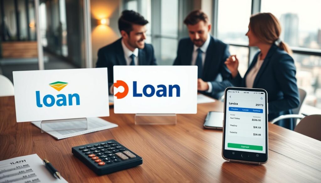 comparing loan lenders